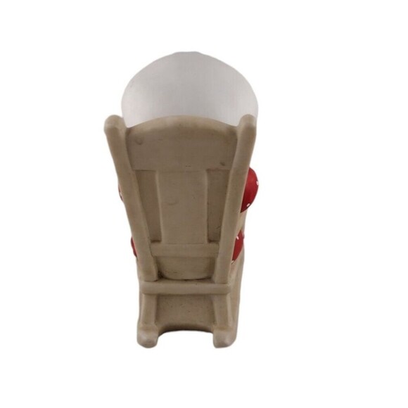 Vintage 82' Lucy & Me Bear Cross Stitching in Rocking Chair Sewing Enesco -READ - Picture 3 of 8